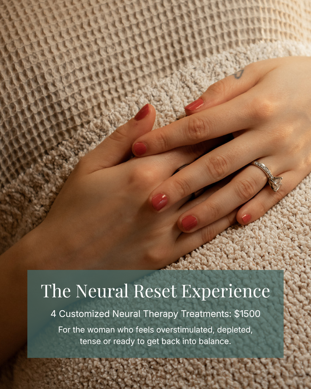 Neural Reset Experience 14% off Tox, fillers